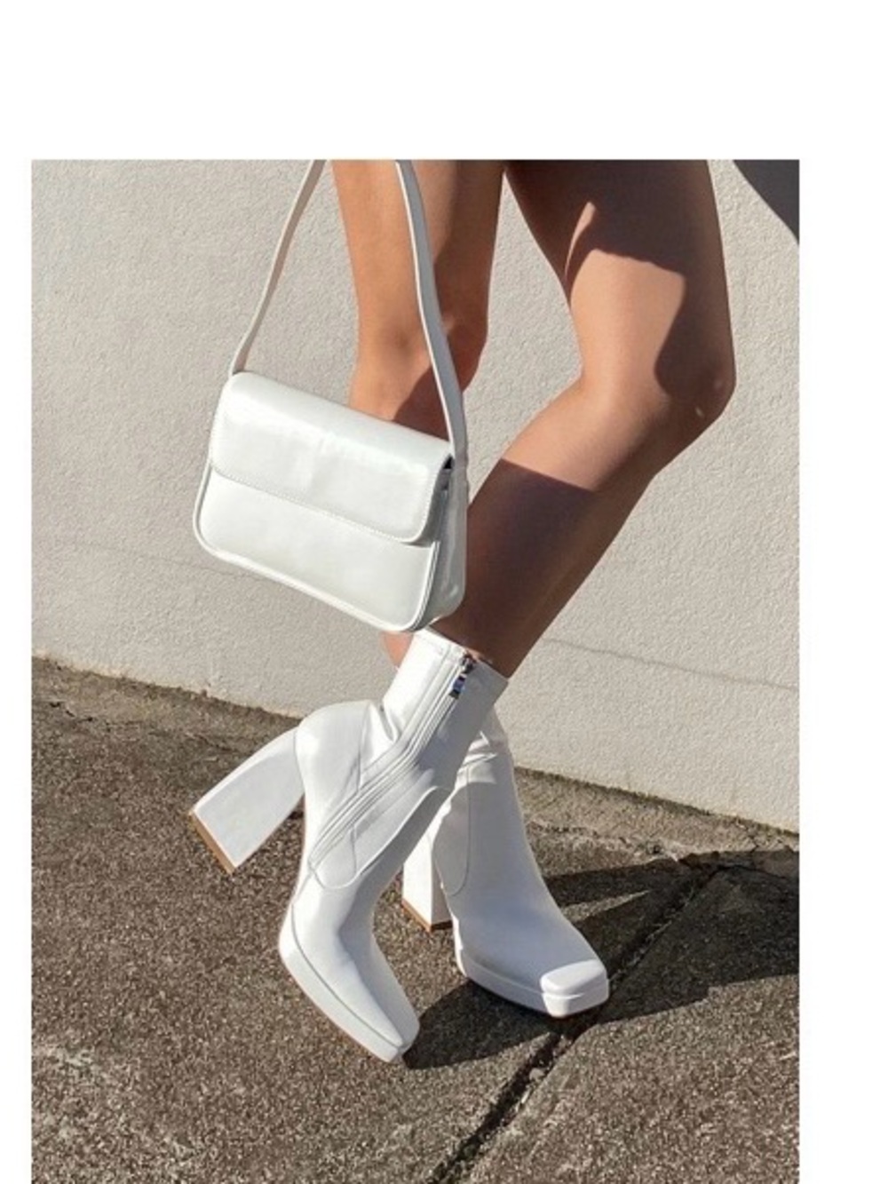 Princess Polly Eastern Boots White